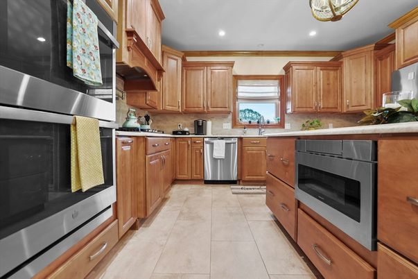 Interior, Kitchen, Recessed Lighting, Stainless Steel Appliances