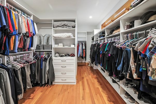 Interior, Recessed Lighting, Walk-in Closets, Wood Texture Flooring