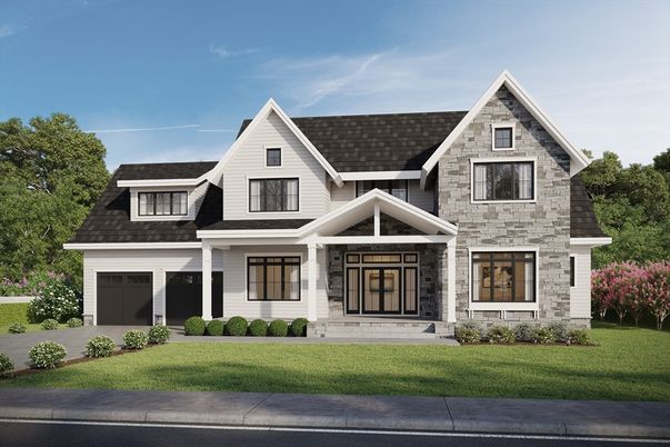 Attached, Exterior, Facade, Farmhouse