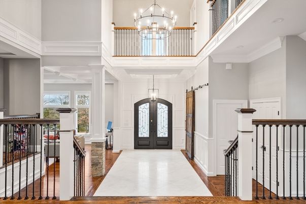 Chandelier, Interior, Pendant Lights, Wood Texture Flooring