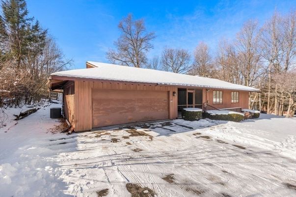 Attached, Exterior, Facade, Log Home