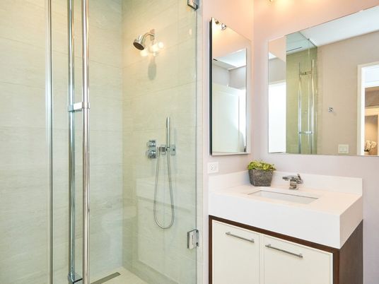 Bathroom, Dual Sink Vanities, Glass Shower, Interior