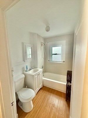 Bathroom, Interior, Wood Texture Flooring