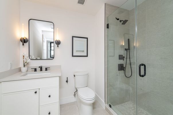 Bathroom, Glass Shower, Interior