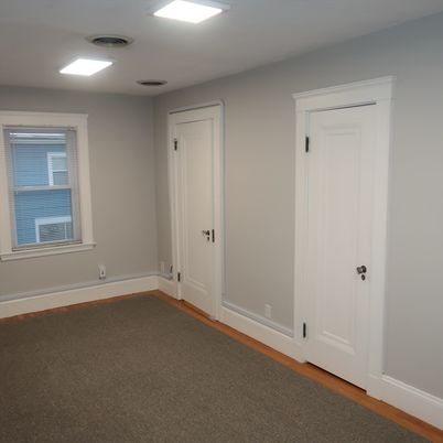 Empty room, Interior, Recessed Lighting