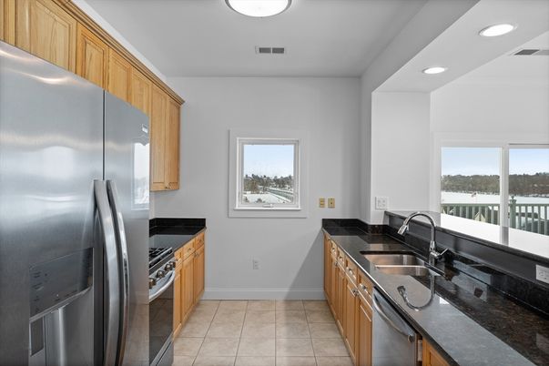 Interior, Kitchen, Recessed Lighting, Stainless Steel Appliances