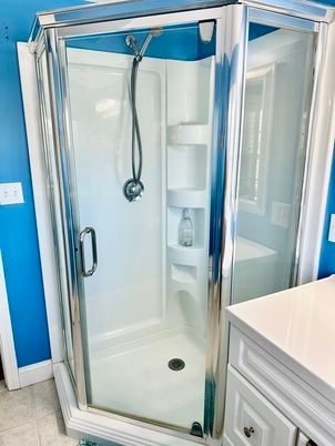 Bathroom, Glass Shower, Interior