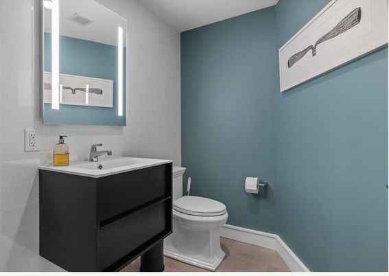 Bathroom, Interior, Wood Texture Flooring