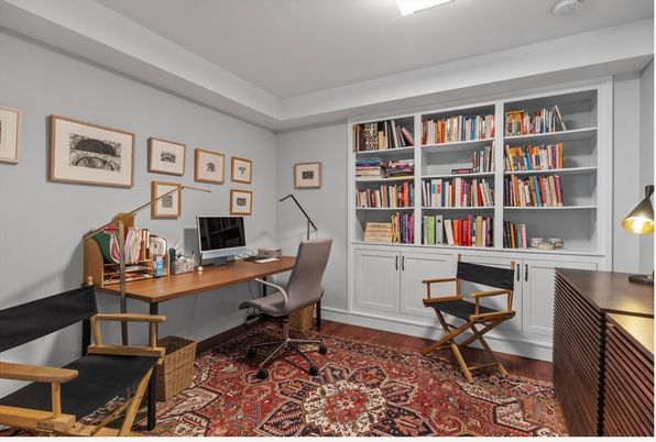 Home Office, Interior, Wood Texture Flooring