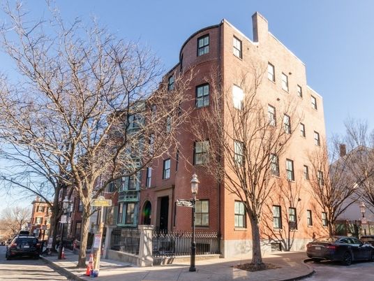 Exterior, Facade, Brick Facade, Condo Building