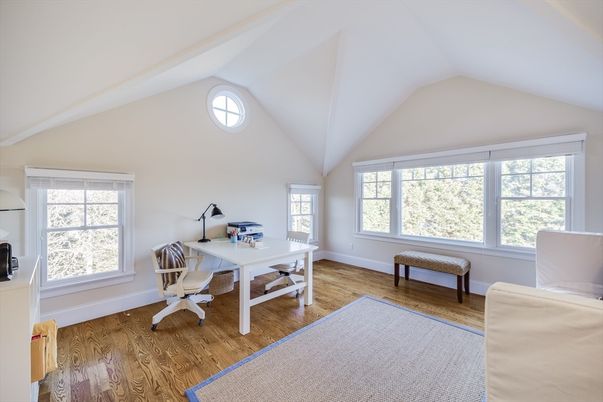 Home Office, Interior, Wood Texture Flooring