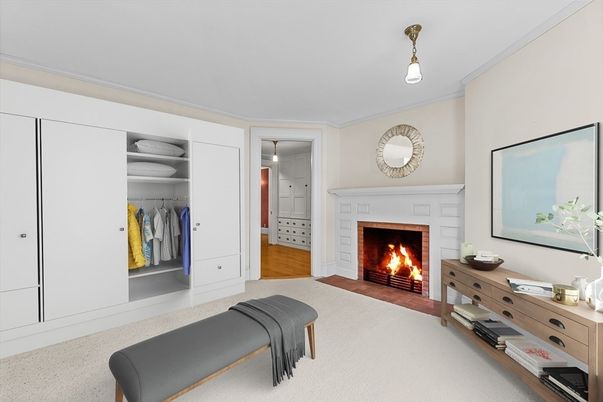 Fireplace, Interior, Pendant Lights