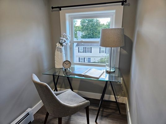 Home Office, Interior, Wood Texture Flooring