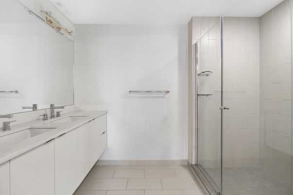 Bathroom, Dual Sink Vanities, Glass Shower, Interior