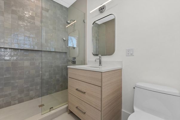 Bathroom, Glass Shower, Interior