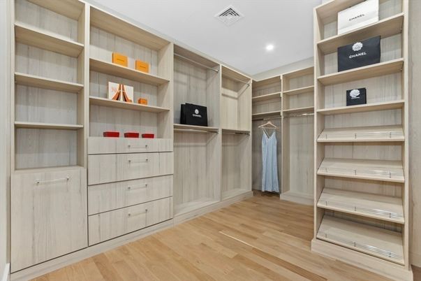 Interior, Recessed Lighting, Walk-in Closets, Wood Texture Flooring