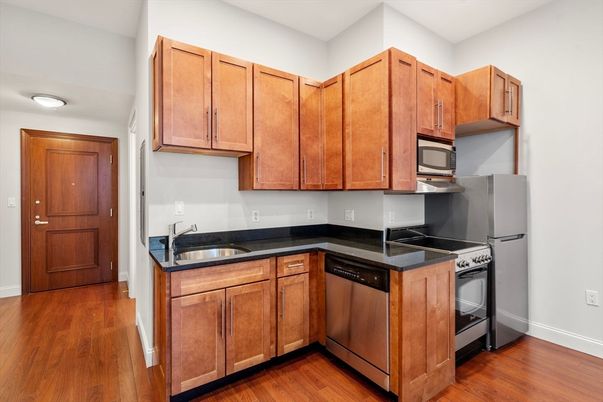 Interior, Kitchen, Wood Texture Flooring
