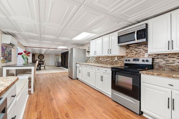 Dining room, Interior, Kitchen, Wood Texture Flooring