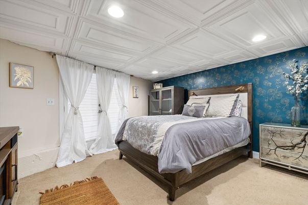 Bedroom, Interior, Recessed Lighting