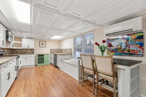 Interior, Kitchen, Wood Texture Flooring