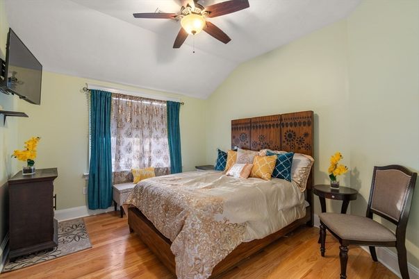 Bedroom, Interior, Wood Texture Flooring