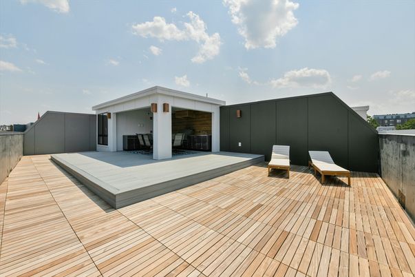 Exterior, Wood Texture Flooring