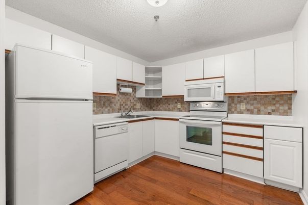 Interior, Kitchen, Wood Texture Flooring