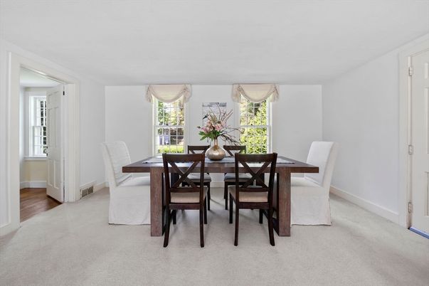 Dining room, Interior, Wood Texture Flooring