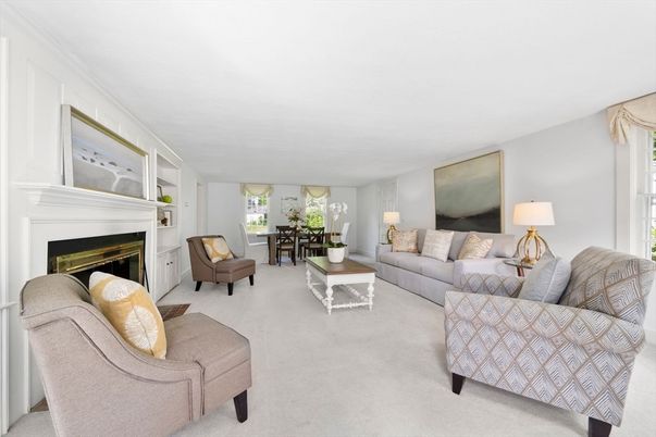 Dining room, Fireplace, Interior, Living room