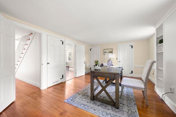 Home Office, Interior, Wood Texture Flooring