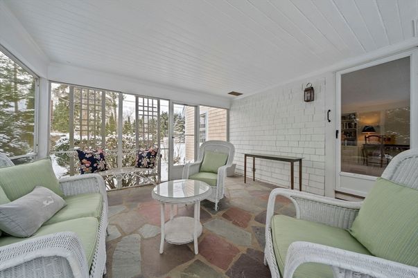 Interior, Stone Walls, Sun Room