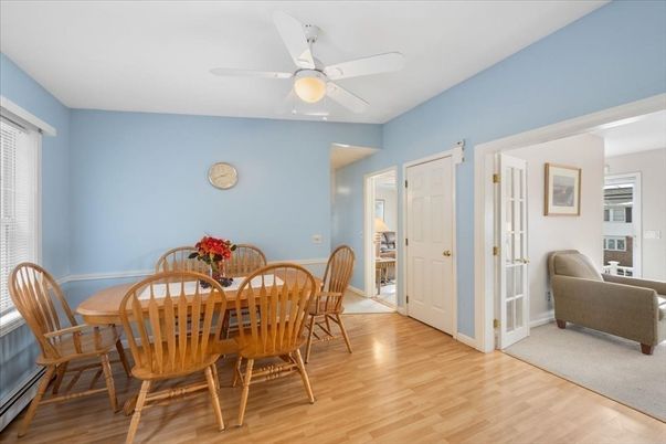 Dining room, Interior, Wood Texture Flooring