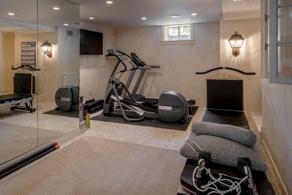 Fitness Equipment, Interior, Recessed Lighting