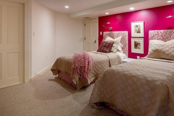 Bedroom, Interior, Recessed Lighting