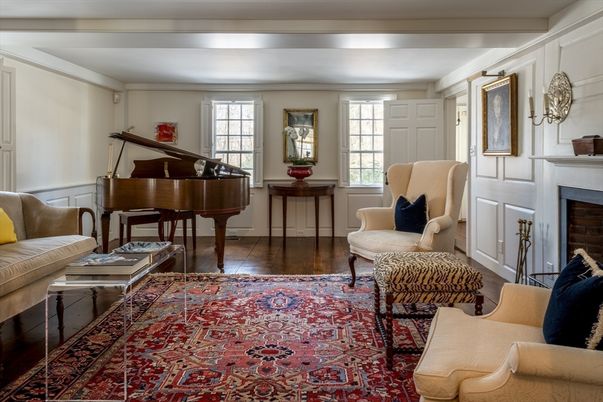 Fireplace, Interior, Living room, Piano, Wood Texture Flooring