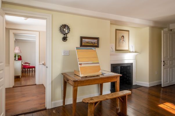 Fireplace, Interior, Wood Texture Flooring