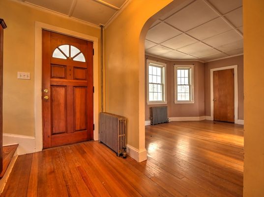 Empty room, Interior, Wood Texture Flooring