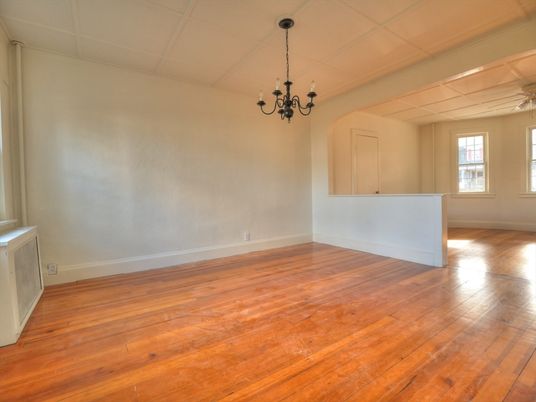 Chandelier, Empty room, Interior, Wood Texture Flooring
