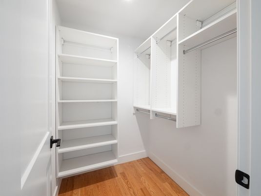 Interior, Walk-in Closets, Wood Texture Flooring