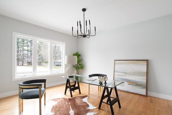 Home Office, Interior, Wood Texture Flooring