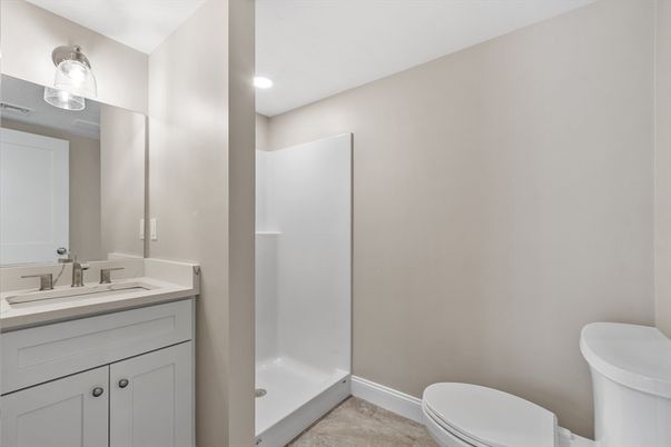 Bathroom, Interior, Recessed Lighting