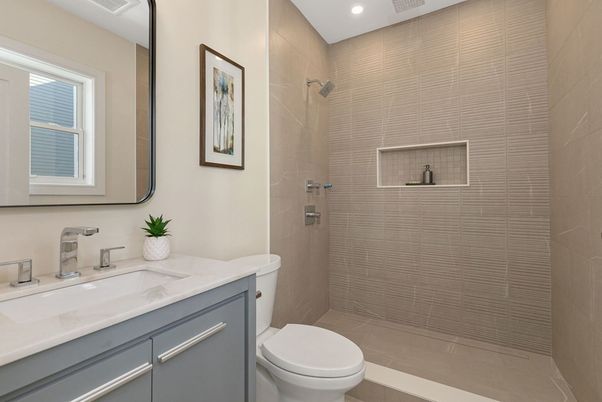 Bathroom, Interior, Recessed Lighting