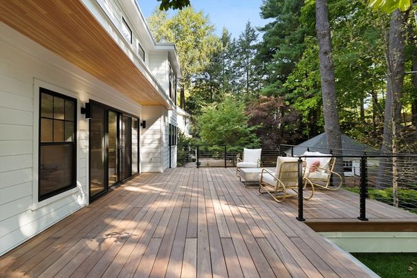 Exterior, Wood Texture Flooring