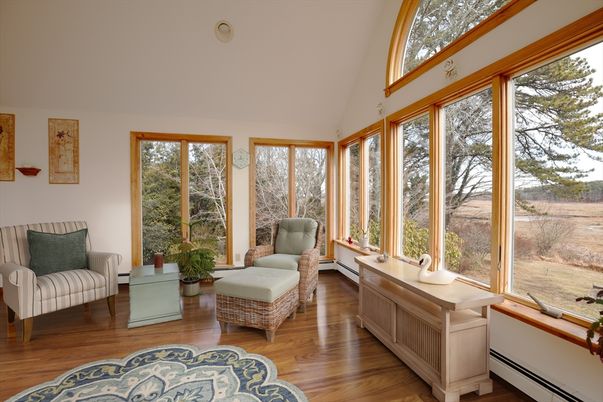 Interior, Sun Room, Wood Texture Flooring