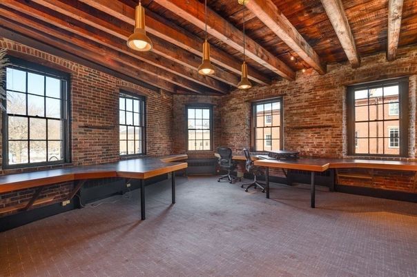 Game Room, Home Office, Interior, Pendant Lights, Stone Walls, Wooden Beams, Wooden Ceilings