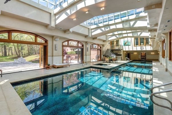Interior, Pool, Recessed Lighting