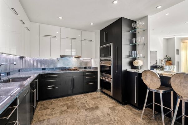 Interior, Kitchen, Recessed Lighting, Stainless Steel Appliances
