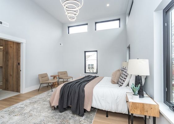 Bedroom, Interior, Wood Texture Flooring