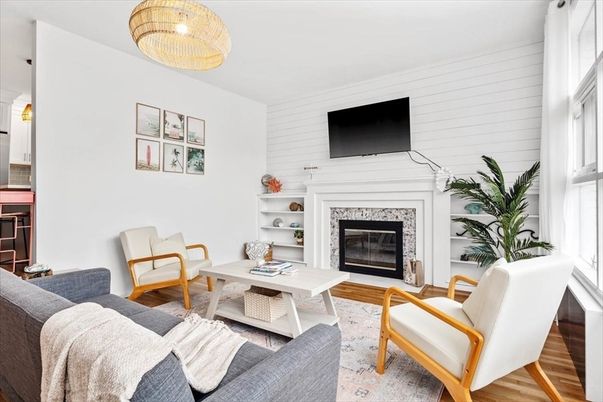Fireplace, Interior, Living room, Wood Texture Flooring