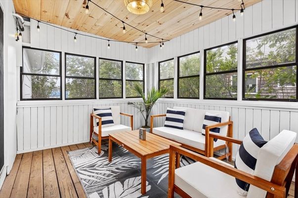 Interior, Living room, Sun Room, Wooden Ceilings, Wood Texture Flooring